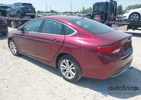 2015 Chrysler 200 Limited z USA, uszkodzony, nr VIN 1C3CCCAB7FN603307